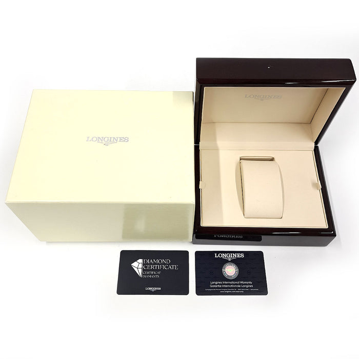 LONGINES  
Master Collection Automatic Diamond Index  
With box and warranty card