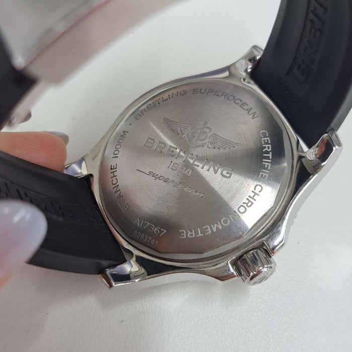 【WHOLESALES】
BREITLING 
A17367021I1S2 
Superocean 
Scatola Garanzia Certificato Cronometro