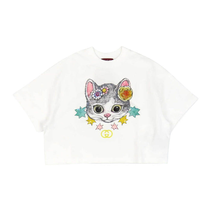 GUCCI 
インターロッキングG 日本限定 猫 スウェット クロップド 
ヒグチユウコ Tシャツ