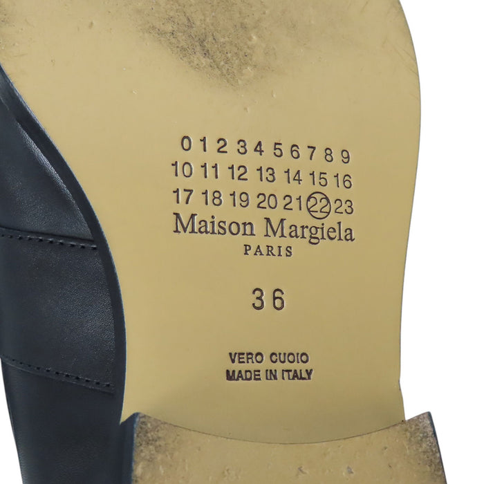 Maison Margiela 
レザー 
タビ ローファー