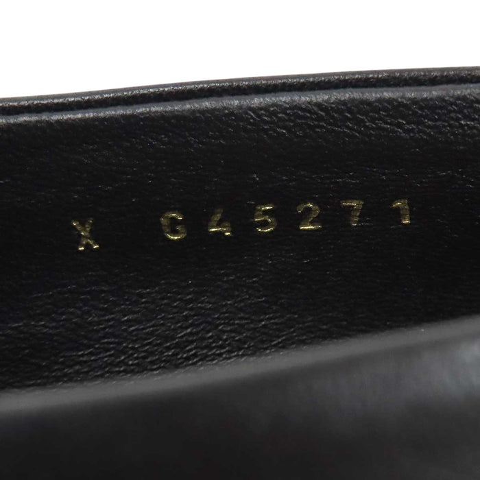 CHANEL 
COCO CC ロゴ 
ココマーク レザー オペラシューズ 
マトラッセ
