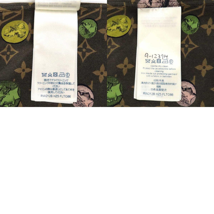 LOUIS VUITTON 
LV 総柄 シフォン 212B HZ5 FLTO86 
フォルナセッティ コラボ モノグラム シルク シャツ