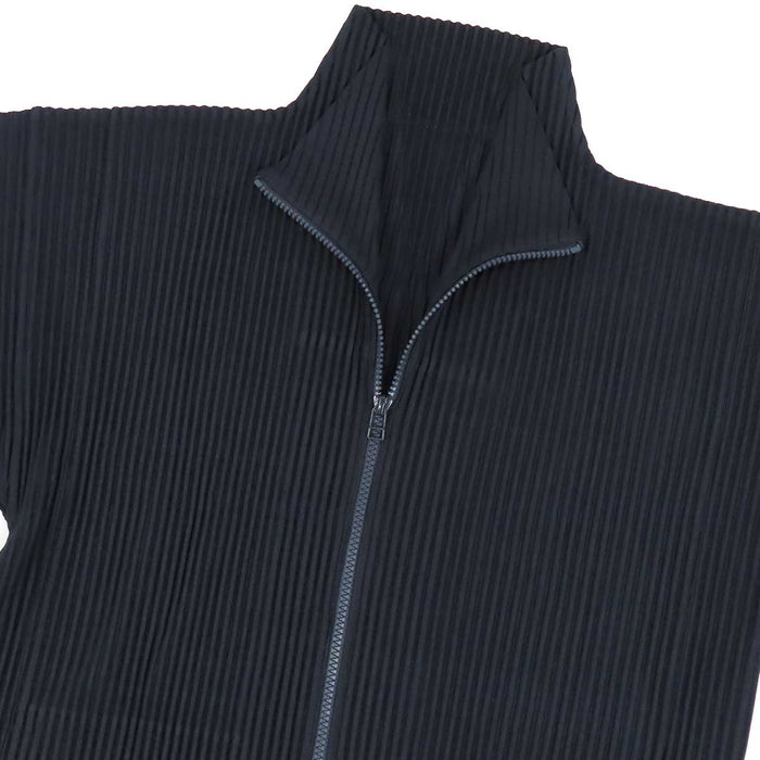 ISSEY MIYAKE 
ISSEY MIYAKE ハイネック ダブルジップ 
HOMME PLISSE オム プリッセ プリーツ ジップアップ ジャケット