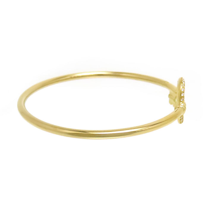 TIFFANY&Co. 
オーバルキー ダイヤモンド バングル