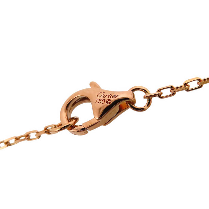 CARTIER 
ロゴ ドゥーブルC ダイヤモンド ネックレス
