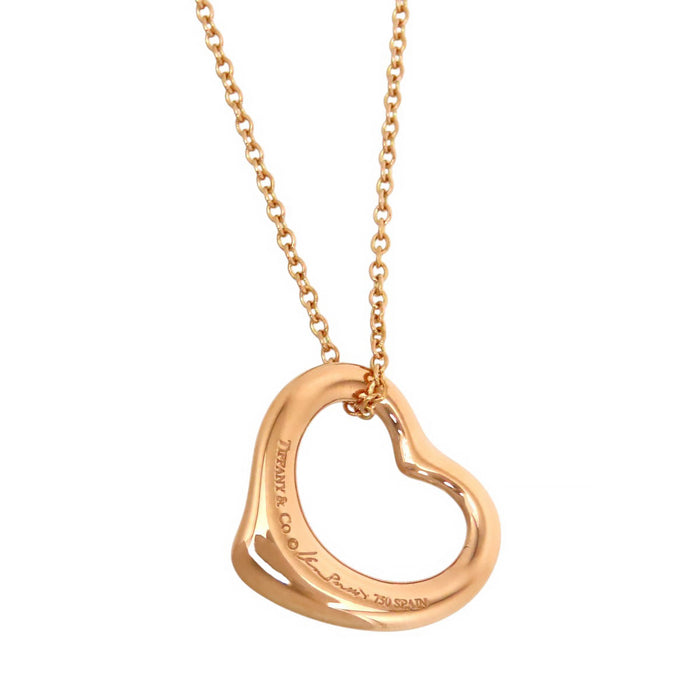 TIFFANY&Co. 
Open Heart Necklace