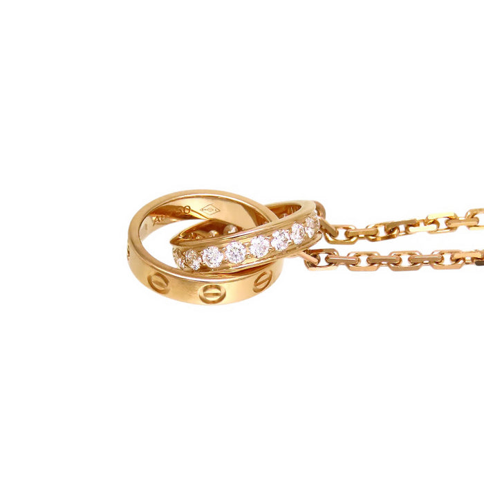 CARTIER 
ベビーラブ ダイヤモンド ネックレス