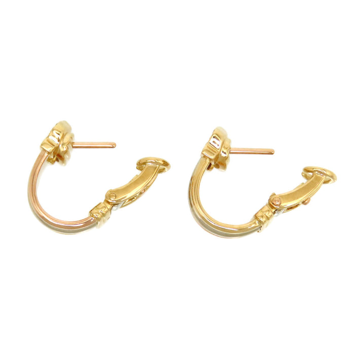 CARTIER 
2C Diamond Pierced Earrings