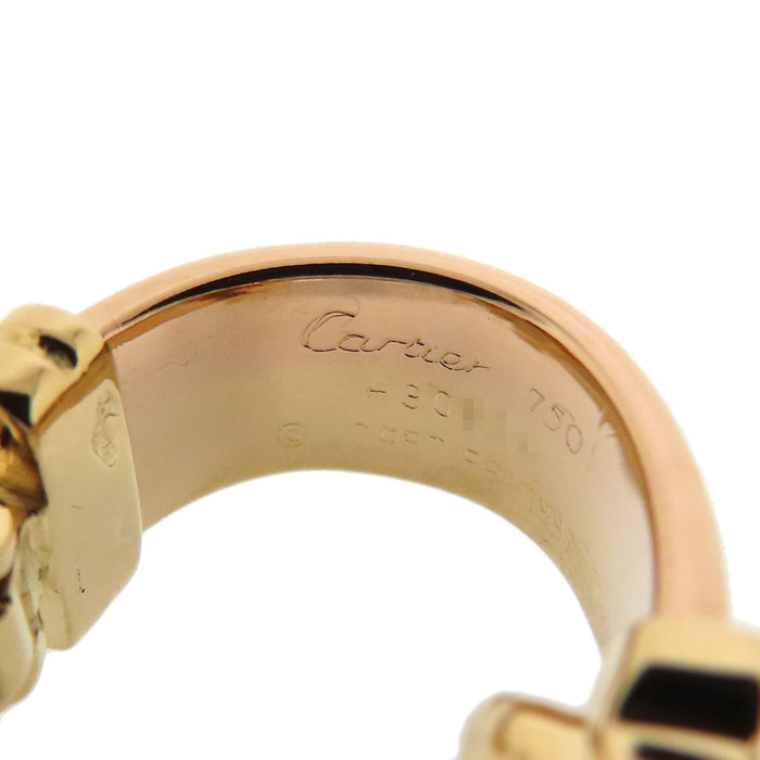 CARTIER 
2C Diamond Pierced Earrings