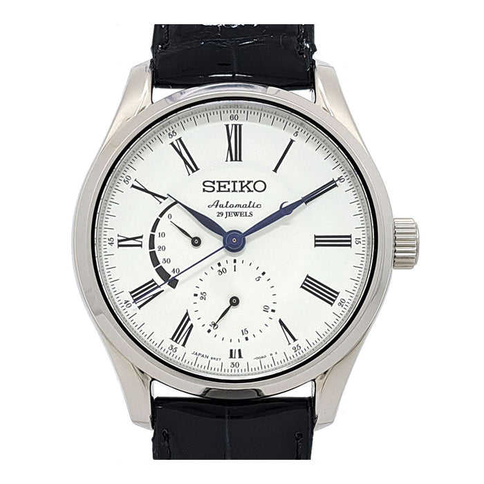SEIKO 
プレザージュ パワーリザーブ ホーローダイヤル 
箱ギャラ付