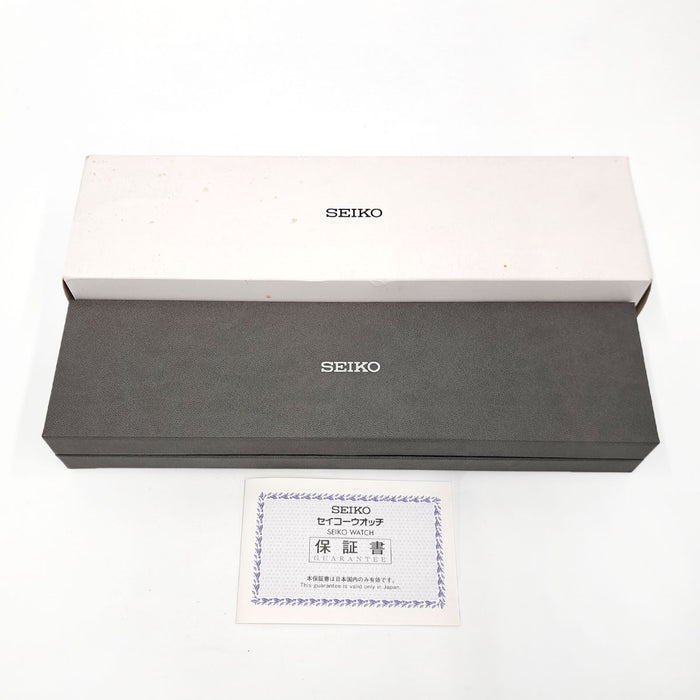 SEIKO 
プレザージュ パワーリザーブ ホーローダイヤル 
箱ギャラ付