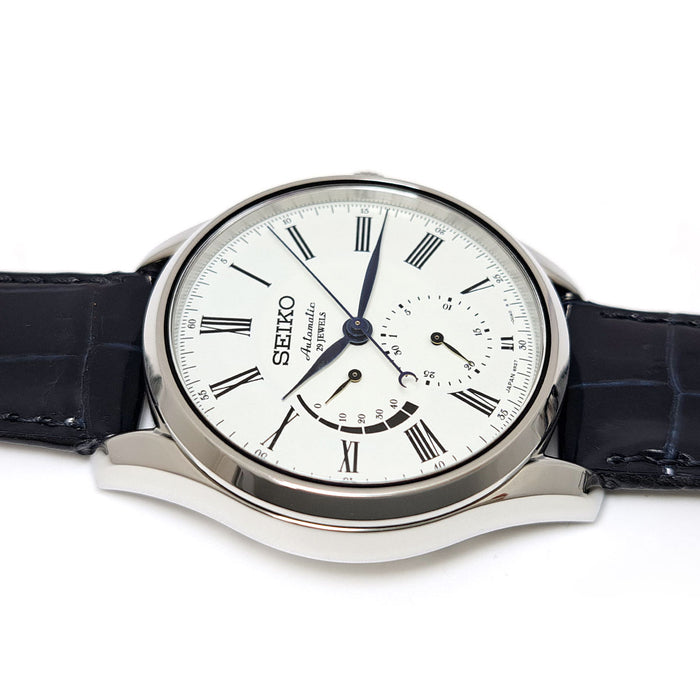 SEIKO 
プレザージュ パワーリザーブ ホーローダイヤル 
箱ギャラ付