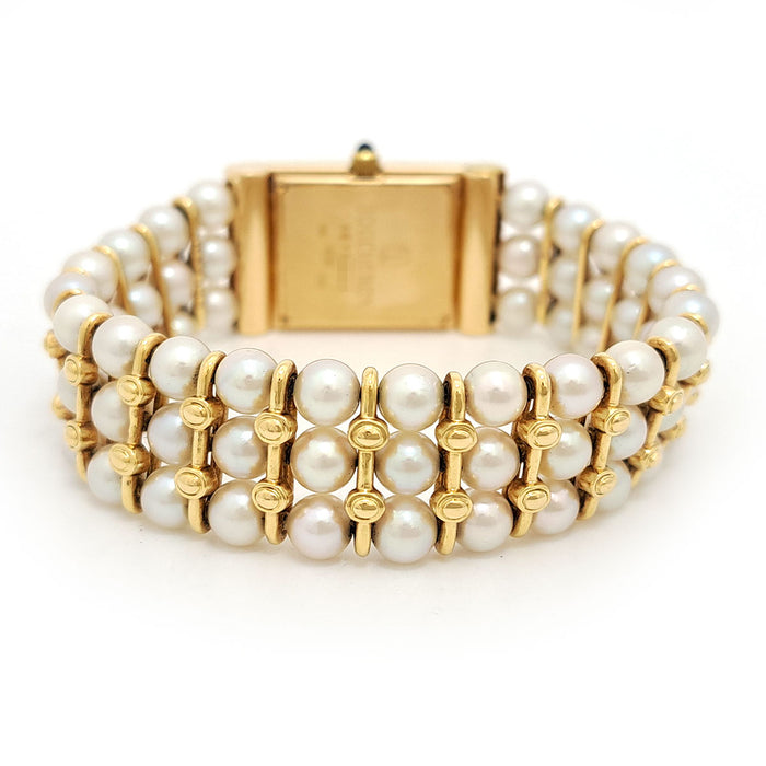 Boucheron  
Lifref Diamond Pearl Bracelet  
With Box