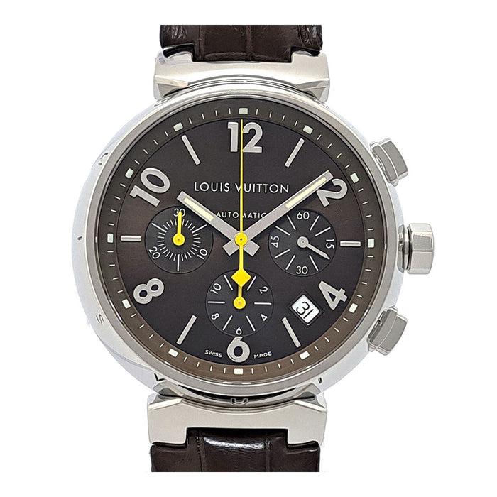 LOUIS VUITTON  
Tambour Chronograph  
With box and warranty card