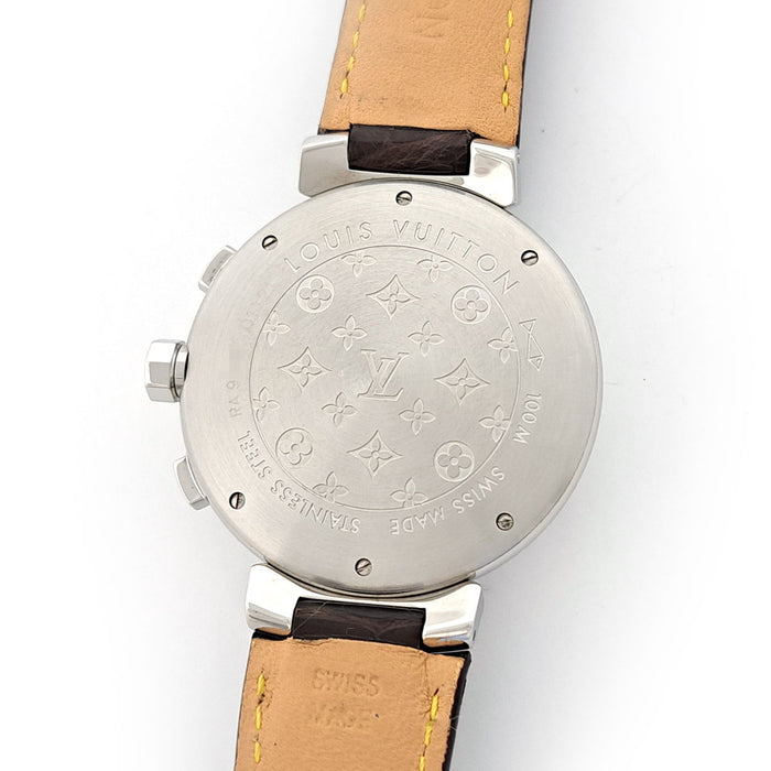 LOUIS VUITTON  
Tambour Chronograph  
With box and warranty card