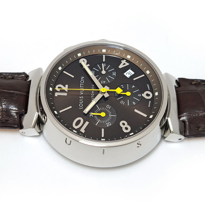 LOUIS VUITTON  
Tambour Chronograph  
With box and warranty card