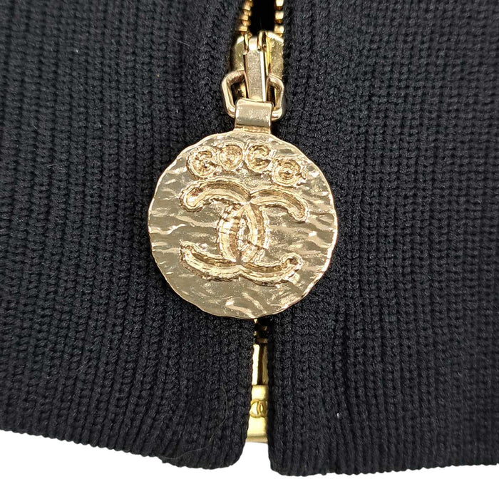 CHANEL 
24SS 2WAY COCO BEACH CC コットン レース 
ココマーク トリム ジップアップ ブルゾン