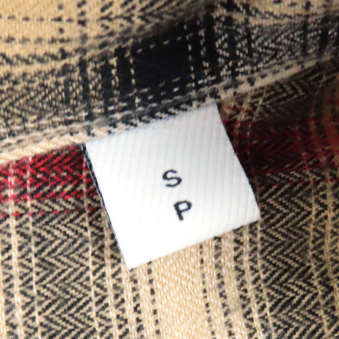 BURBERRY 
総柄 ロゴボタン コットン 刺繍 
ノバチェック ロングスリーブ シャツ