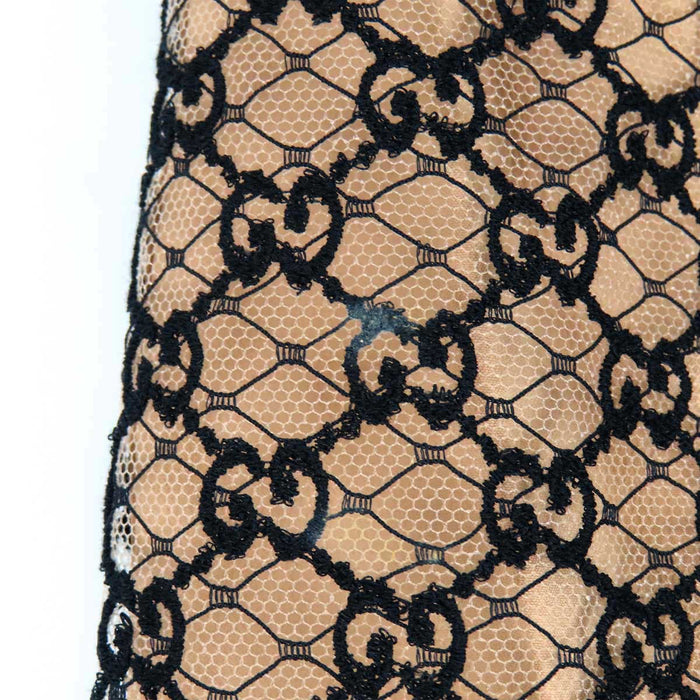 GUCCI 
ロゴ スリット ネット 
GG レース スカート