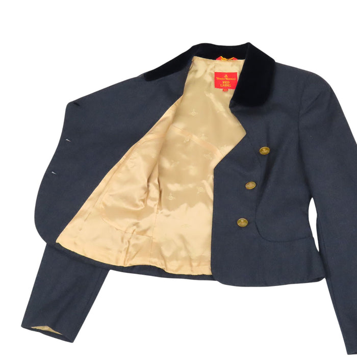 Vivienne Westwood  
Red Label Velour Collar Wool Orb  
RED LABEL Tailored Jacket