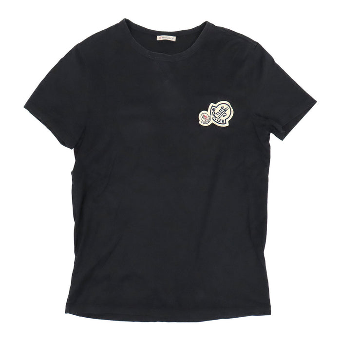 MONCLER 
ダブルロゴパッチ ワッペン コットン 
MAGLIA マグリア Tシャツ