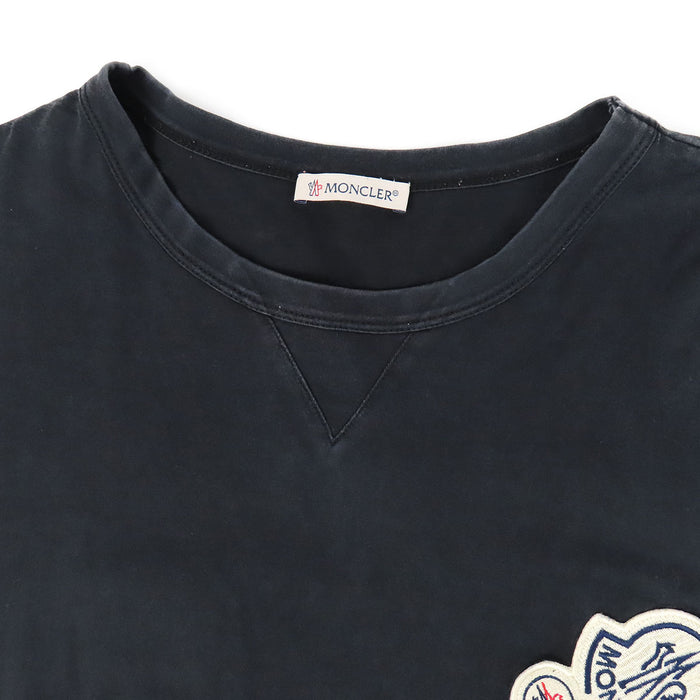 MONCLER 
ダブルロゴパッチ ワッペン コットン 
MAGLIA マグリア Tシャツ