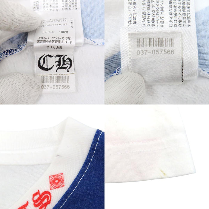 CHROME HEARTS 
UNION JACK CH スクロールラベル コットン 
ユニオンジャック プリント Tシャツ