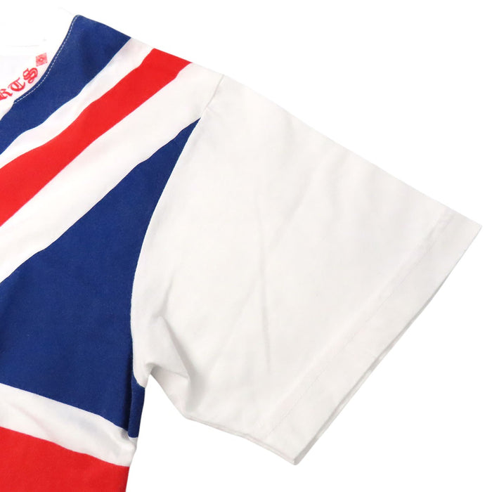 CHROME HEARTS 
UNION JACK CH スクロールラベル コットン 
ユニオンジャック プリント Tシャツ