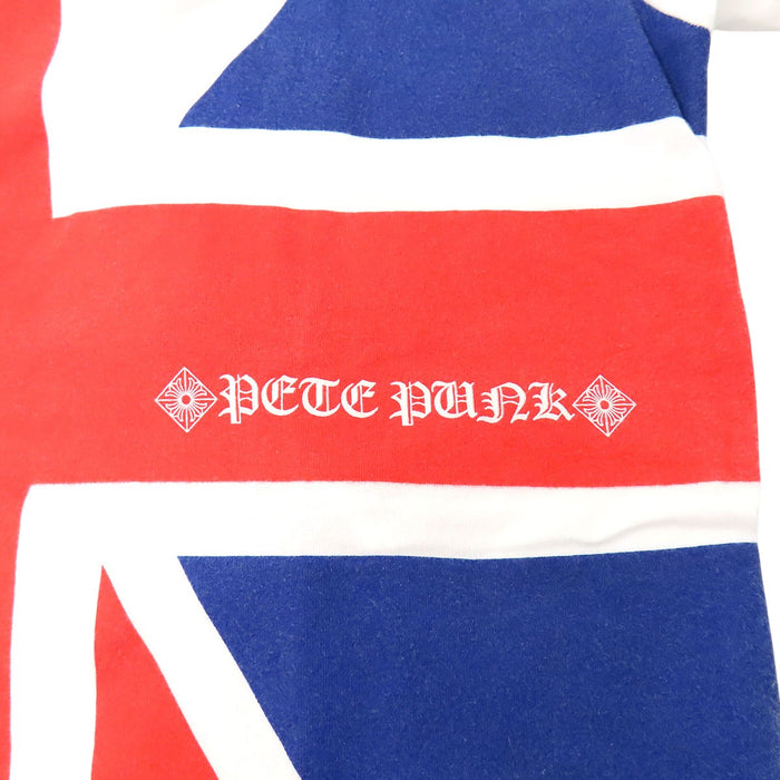 CHROME HEARTS 
UNION JACK CH スクロールラベル コットン 
ユニオンジャック プリント Tシャツ