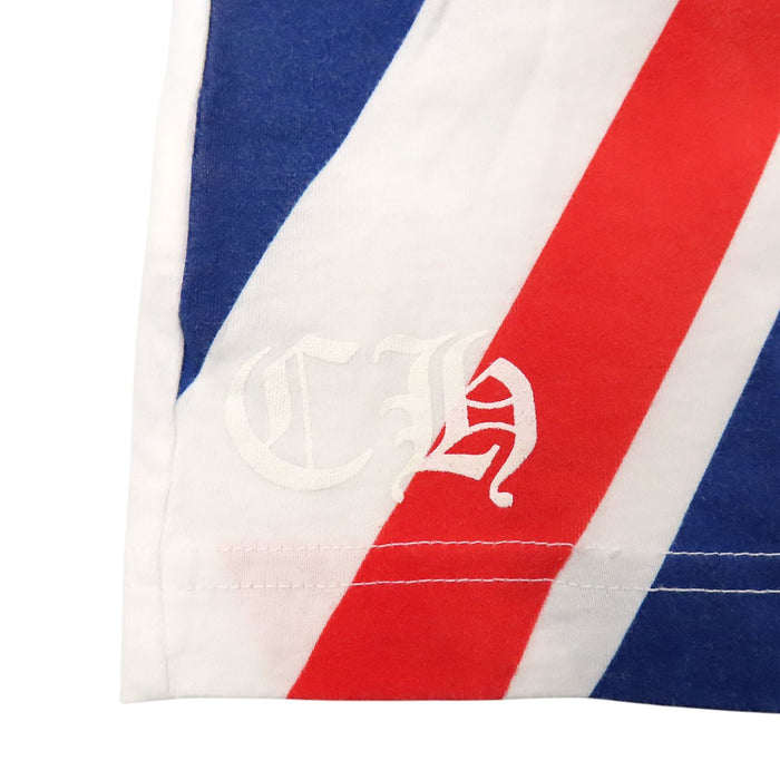 CHROME HEARTS 
UNION JACK CH スクロールラベル コットン 
ユニオンジャック プリント Tシャツ