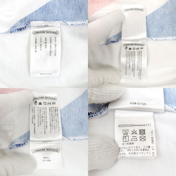 CHROME HEARTS 
UNION JACK CH スクロールラベル コットン 
ユニオンジャック プリント Tシャツ