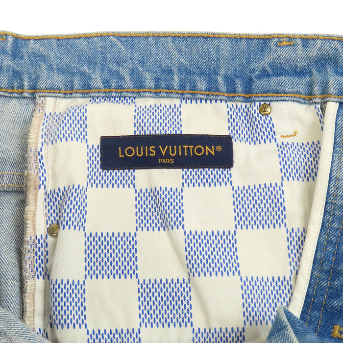 LOUIS VUITTON 
RM251MQ PCP HSD50W LV ステッチ 
スケートフィット デニムパンツ