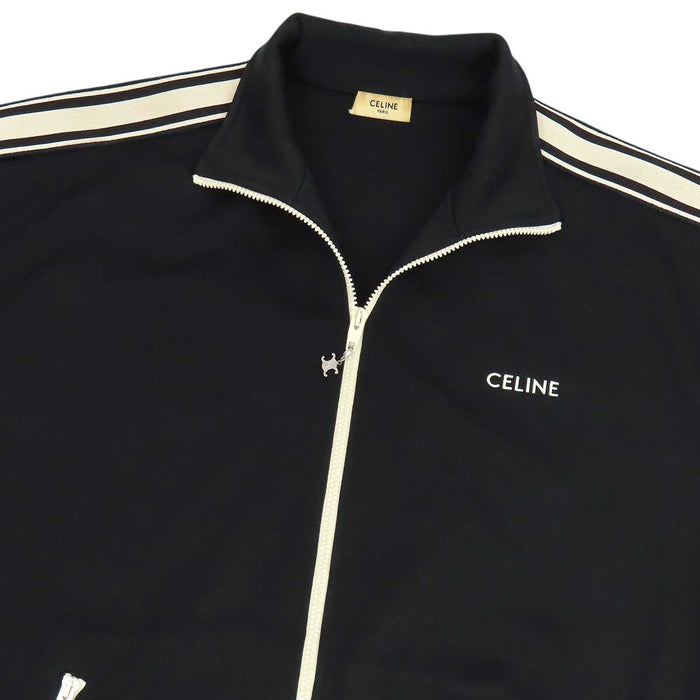 CELINE  
Veste zippée avec broderie du logo Triomphe