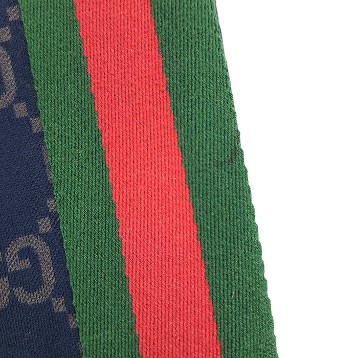 GUCCI 
総柄 Webストライプ ジャージー コットン 
GG シェリーライン ジョガーパンツ