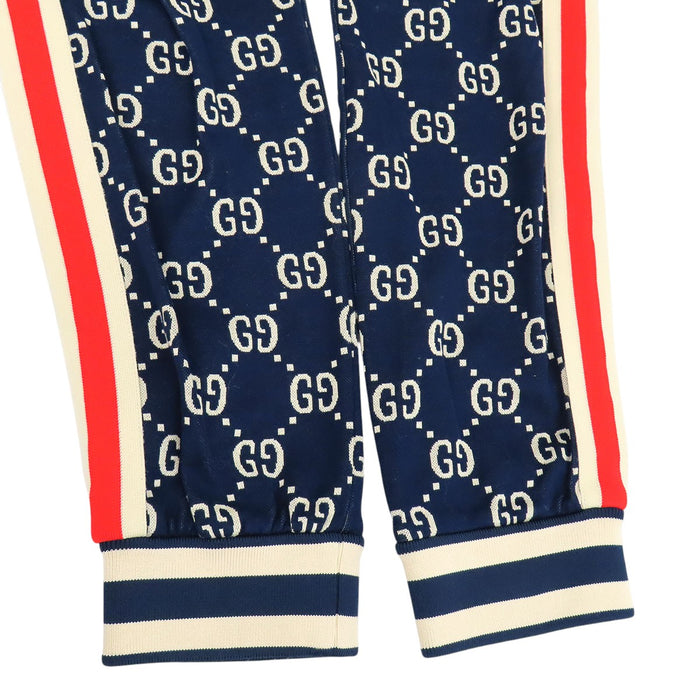 GUCCI 
サイドライン ライン 
GG ジャカード ジョギングパンツ