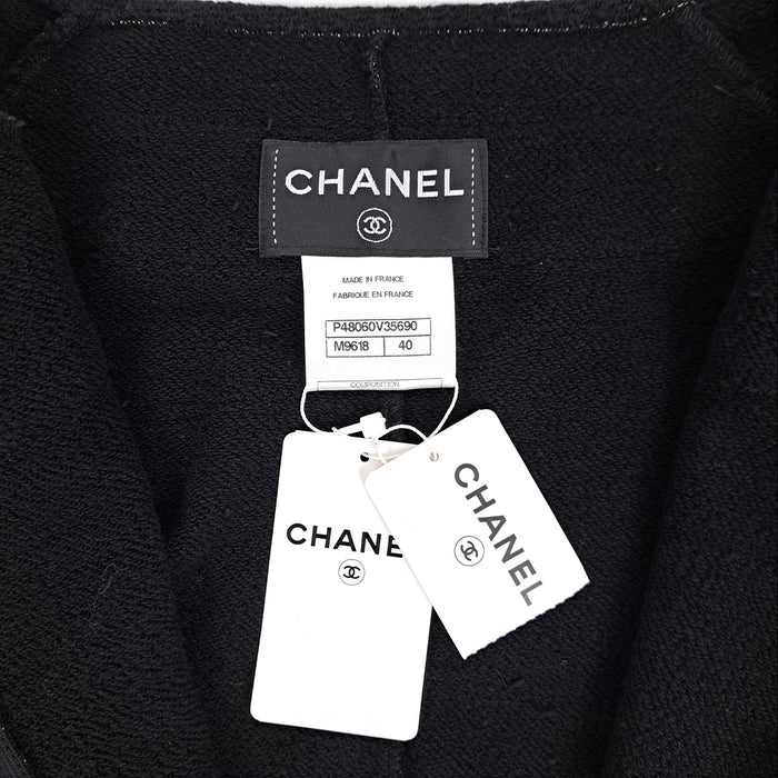 CHANEL 
COCO CC ロゴ コットン ハーフジップ 
ココマーク ハーフジップ ラメ ワンピース