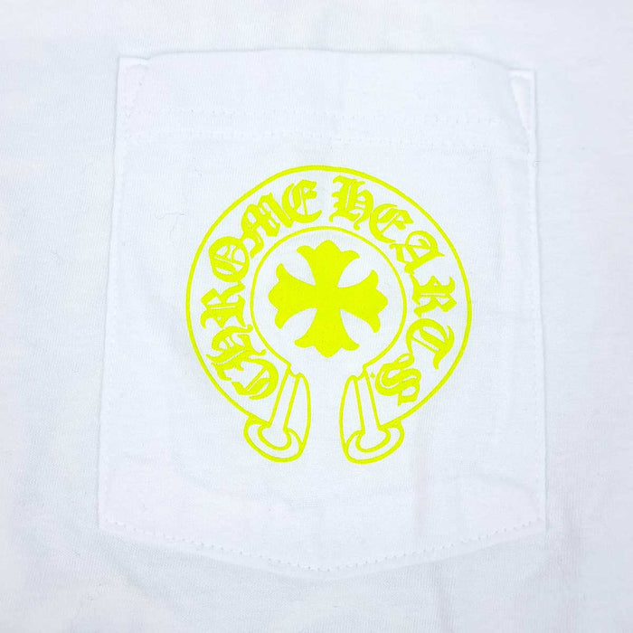 CHROME HEARTS 
CH MADE IN HOLLYWOOD ネオン コットン 
ホースシュー コットン Tシャツ