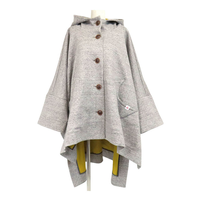 Vivienne Westwood 
フーデッド ロゴボタン コットン混 
ポンチョ