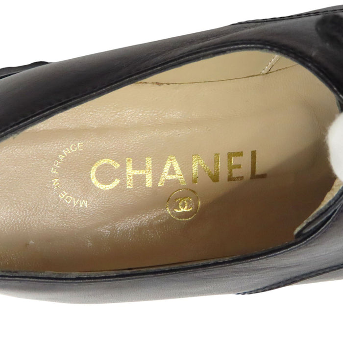 CHANEL 
COCO CC ロゴ レースアップ 
ココマーク レースアップ レザー シューズ