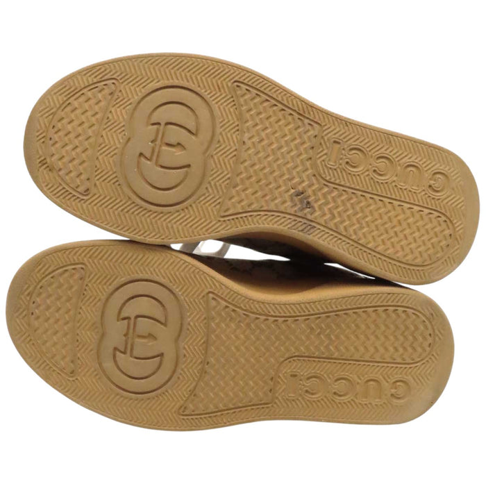 GUCCI 
インターロッキングG レザー レースアップ 
GGキャンバス ローカット スニーカー
