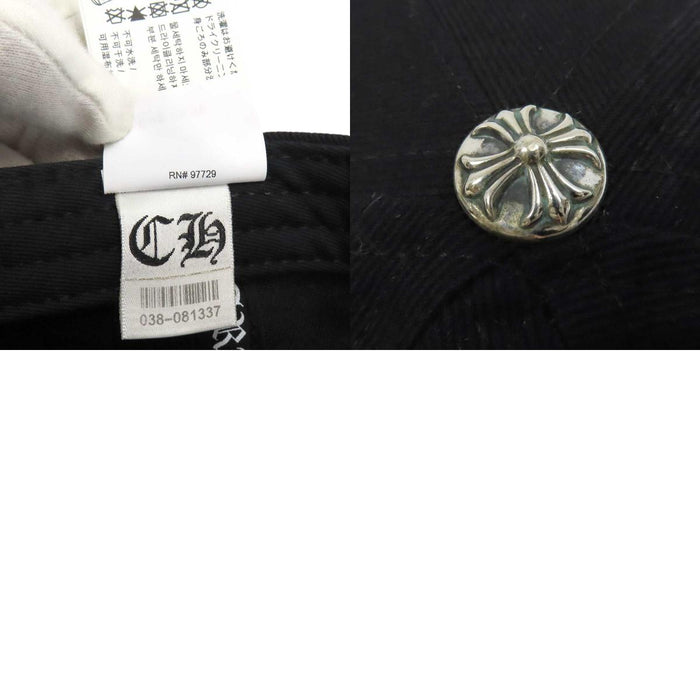 CHROME HEARTS  
CH Cross Ball Embroidered Cotton  
CH Plus Horseshoe Baseball Cap