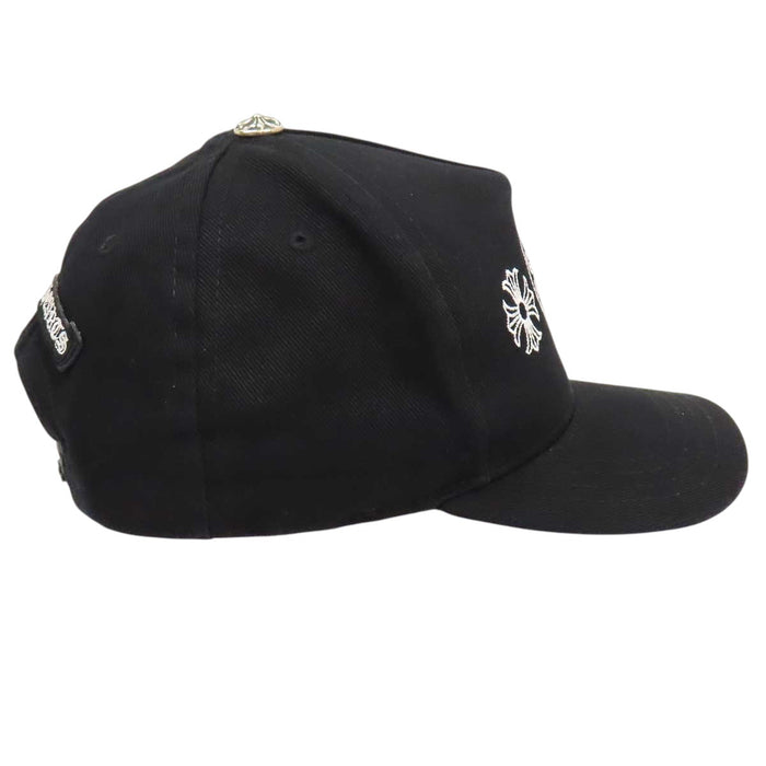 CHROME HEARTS  
CH Cross Ball Embroidered Cotton  
CH Plus Horseshoe Baseball Cap
