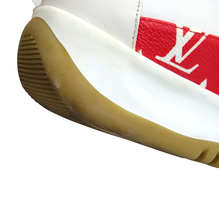 LOUIS VUITTON 
LV Supreme ロゴ 
シュプリーム コラボ レザー スニーカー 
モノグラム