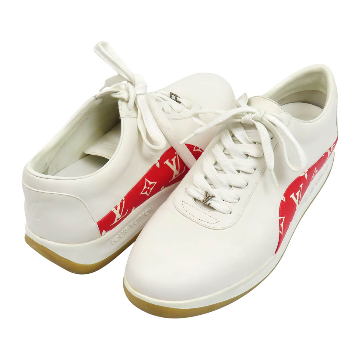 LOUIS VUITTON LV Supreme ロゴ シュプリーム コラボ レザー