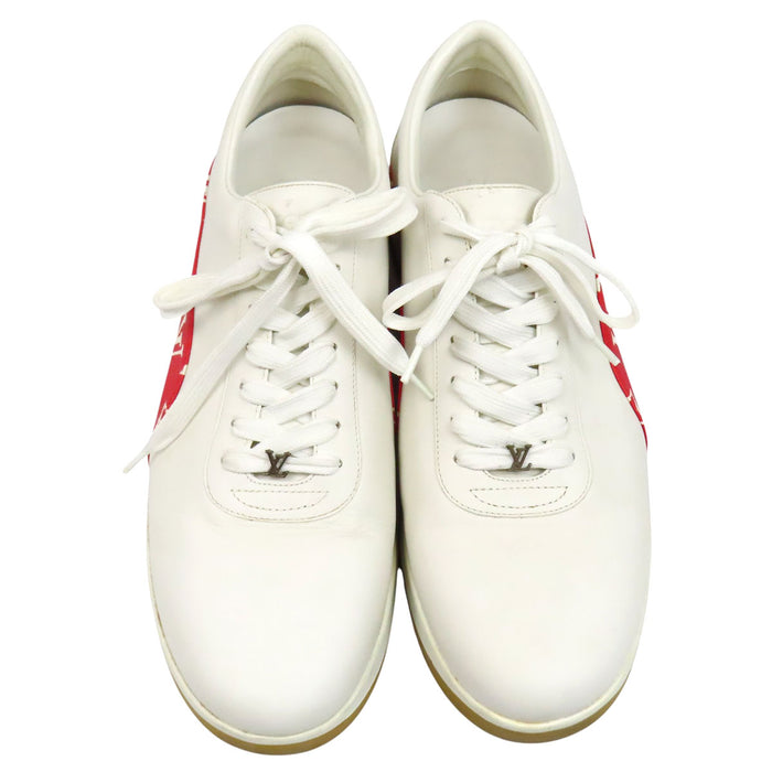 LOUIS VUITTON 
LV Supreme ロゴ 
シュプリーム コラボ レザー スニーカー 
モノグラム
