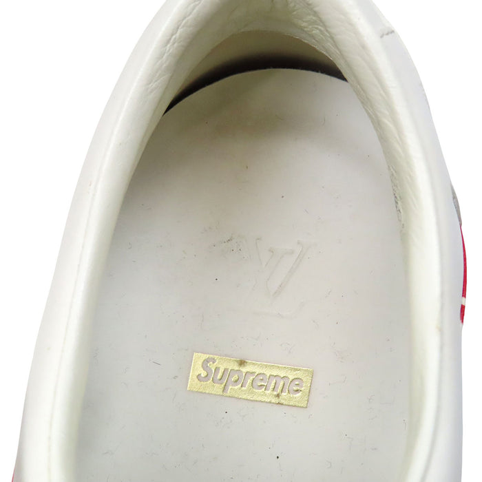 LOUIS VUITTON 
LV Supreme ロゴ 
シュプリーム コラボ レザー スニーカー 
モノグラム