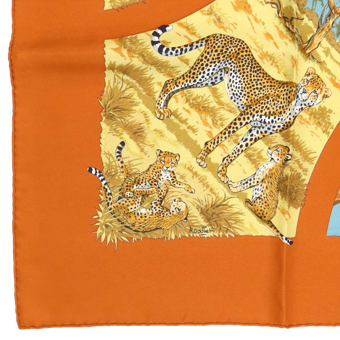 HERMES 
Scarf Large Silk Animal 
Carré 90 Tanzanie Tanzania