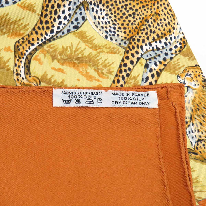 HERMES 
スカーフ 大判 シルク アニマル 
カレ 90 Tanzanie タンザニア