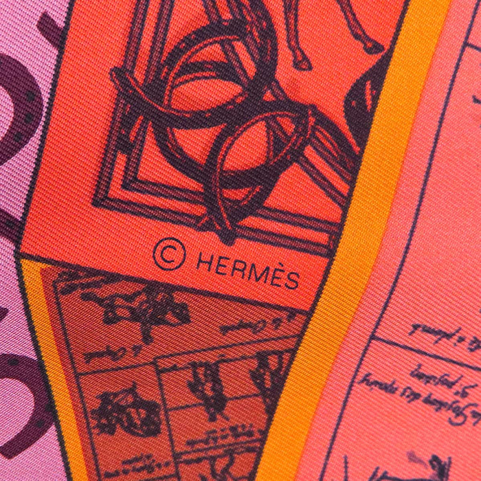 HERMES 
カレジェアン 切替 A Cheval sur mon Carre Mythiques phoenix 
カレ140 カレの馬に乗って 不死鳥の神話