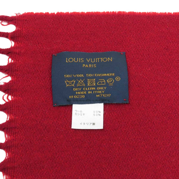 LOUIS VUITTON 
LV ロゴ ウール混 カシミヤ混 
エシャルプ モノグラム グラディエント マフラー